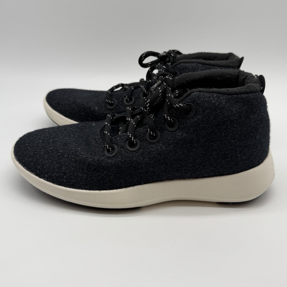 Allbirds Shoes Women's Sz‎ 8 Black Wool Runner-up Mizzles Tuke Jo Running